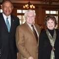 Ozark Guidance supporters Amy Bates, from left, Don Bland, Steve Clark and Doreen and Fred Vorsanger...