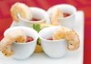 Oven-Roasted Shrimp with homemade cocktail sauce.
