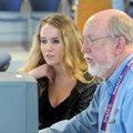 FIRST FILING - Beth Wantland, 18, files the first tax return of her working career Tuesday with help...