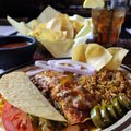 The Mexican Lunch Special at Glasgow’s Restaurant costs $6.25 and includes a beef enchilada, beef ta...