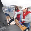 GRILLIN’ AND CHILLIN’ - Exchange Club of Fayetteville members Judy Allbritton, right, and Pam Benton...