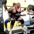 STRONG COMPETITION - Robert Sanchez from Rogers works his way into the 500-plus pound range before f...