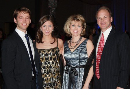 
                               
                                  Photo by Carin Schoppmeyer&mdash;
                               
                           
                           Carl and Anna George, from left, and Julie and Rick Roblee enjoy the Jones Center fundraiser.
