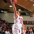 Springdale High guard Tony Dennis goes for a layup against Springdale Har-Ber in the first half of S...