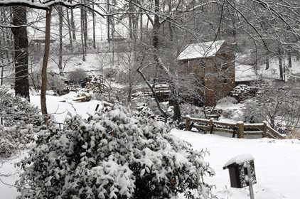 the-old-mill-in-north-little-rock-is-blanketed-in-snow-on-monday-heavy-snow-fell-in-central-arkansas-leaving-more-than-five-inches-in-some-places-and-catching-nearly-everyone-by-surprise