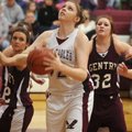  Huntsville’s Kelsey Rodden takes a shot 
Wednesday during the Lady Eagles’ 51-28 win over Gentry.