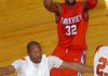 Arkansas Democrat-Gazette/KAREN E. SEGRAVE
2/12/10
Parkview's Aaron Ross (32) looks to make the basket as Little Rock Hall's Shakaree Scaife (12) tries to block the shot in the third period Friday night at Hall High School. PLEASE DOUBLE-CHECK THE SPELLING WITH TIM. THANKS...
