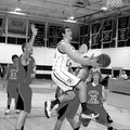 Decatur senior Hunter Beal shoots against Eureka Springs on Jan. 22.
