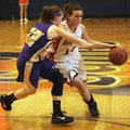Gravette’s Samantha Vanotterloo drives to the basket Tuesday during the Lady Lions’ game against Ber...