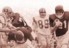 Wingback Jim Lindsey (21) played for the Arkansas Razorbacks from 1963-1965.