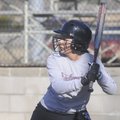 Fayetteville senior Camie Bales takes part in batting practice Wednesday. 
