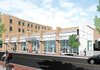 An artist’s rendering shows the new entrance planned for the Museum of Discovery. 