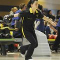  Bentonville’s Alicia Greer bowls during the Class 7A/6A State Bowling Championship held Monday at F...