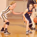 Heritage guard Hannah Hickman looks for room to move down court against the Lady Tigers during the f...