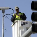 STAFF PHOTOS ANTHONY REYES 
Mike Stockton with the Springdale traffic and signalization division wo...