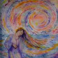 Artwork celebrating the “divine feminine,” like this piece by Cindy Dollard, will be on display duri...
