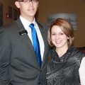Matt Hicks and Tiphany Hall enjoy the Feb. 23 United Way Generation Give reception.