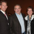 Life Styles Inc. Capital Campaign Chairman Woody Bassett, from left, talks with Mike and Elizabeth B...