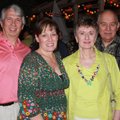 Rick Couvillion and Teri Stafford, from left, Joyce Stafford and Jack Cole enjoy the Arts Center of ...