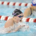 STAFF PHOTO ANDY SHUPE 
Fayetteville sophomore Jenny Holtzen competes in the 200-yard individual me...