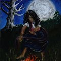 OH MY GODDESS - Works like “Moon Dancer” by Linda Flores will be on display in the art gallery in th...