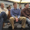 Dr. Lance Faddis, from left, Dr. Bob Wilson and Dr. Jacob Kaler wait to speak Sunday to the congrega...