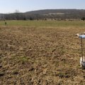 SAMPLING SOIL - Sara Overton, water quality technician for the Washington County Conservation Distri...