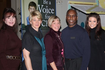 
                               
                                  Photo by Carin Schoppmeyer&mdash;
                               
                           
                           Judge Stacey Zimmerman, from left, talks with Court Appointed Special Advocates board members Stephanie Wilson-Scott, Kathy Wade and President Ed Parrish and Shea Renfroe, CASA director of development.