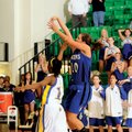 Rogers High senior Morgan Hook takes a last-second shot at victory Saturday in a Class 7A State Tour...