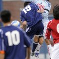 STAFF PHOTO J.S. WEDGEWORTH 
Springdale High goalkeeper Jose Honesto, right, gets tangled up with S...