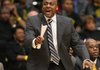 
Head coach George Ivory of the University of Arkansas at Pine Bluff yells instruction during a game against Jackson State Monday night. advance