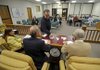 Jim Reavis, chairman of the Washington County Republican Party, draws a ballot position for an absent candidate Friday. Jennifer Price, left, Washington County election coordinator, John Logan Burrow, center and Peter Loris, Washington County Election Commission members conducted the drawing.