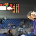 Fayetteville coach Bobby Smith reacts to a series of turnovers during the second overtime of the Lad...