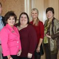 2010 Komen Ozark grant recipients Brian Holt, from left, Gay Prescott, Cyndi Bilyeu, Rebekah BIlling...