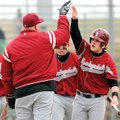 MCDONALD’S INVITATIONAL - Springdale High’s Evan McCarville, right, is congratulated by teammates an...