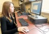 Bentonville High School senior Ashlynn Newberry works with an industrial grade engineering program called Auto Desk Inventor in an engineering class at the school in Bentonville on Friday. Newberry was one of 160 children of Honeywell employees to go to the Honeywell Engineering Leadership Challenge Camp at the Rocket & Space Center in Huntsville, Ala., earlier this month.