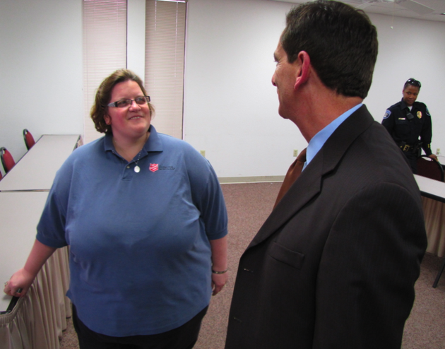 salvation-army-maj-cindy-wise-talks-with-police-chief-danny-bradley-after-news-conference-announcing-the-arrest-of-laquan-javaris-fitzpatrick-in-the-christmas-eve-killing-of-40-year-old-philip-wise