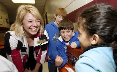 Leverett Elementary School Principal Cheryl ...