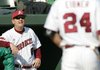 Arkansas Coach Dave Van Horn, left, leads the Razorbacks to a tough opening series in the SEC this weekend at LSU.