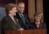  From left, Sen. Debbie Stabenow, D-Mich., Sen. Charles Schumer, D-N.Y. and Sen. Barbara Boxer, D-Calif., take part in a news conference on Capitol Hill in Washington, Wednesday, March 17, 2010,  following the Senate passing the jobs bill. 