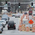 Traffic is congested Wednesday on Township Street in Fayetteville. The project to widen and resurfac...