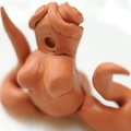  Deena Eckel of Fayetteville made this goddess figurine March 6 during the Creating Clay Goddesses w...