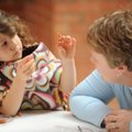  Cheryl Walsh, right, checks out a goddess figurine that her daughter, Ella Walsh, 5, made while tak...