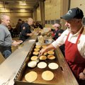 STATION SHORT STACK - Assistant chief Wayne Foster of the Farmington Fire Department, right, serves ...