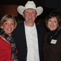  
Kathy and Ted Wade, from left, and Debby Furry help support CASA at the March 13 Construction Bas...