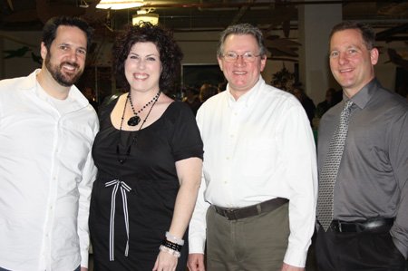 
                               
                                  Photo by Carin Schoppmeyer&mdash;
                               
                           
                            Art Experience committee members Patrick and Tammy Varney, from left, Lee Magnuson and Ken Radecki stand for a photo at the Montessori school benefit.
