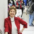  Connie Williams stands for a portrait in the halls of Springdale High School on March 1. Williams h...