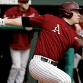 UA sophomore Zack Cox at baseball practice

