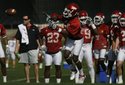 Hogs Football Practice