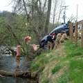 Firefighters from Bentonville and Bella Vista work to removed two women trapped inside a Toyota Coro...
